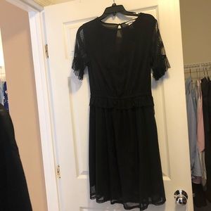 H & M black stretchy dress - cute and gothy